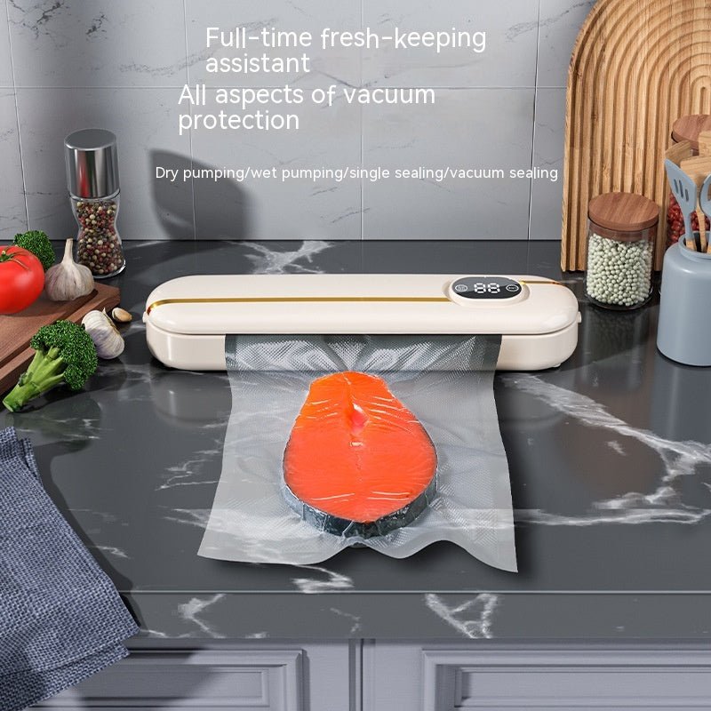 Automatic Fresh-keeping Vacuum Sealing All-in-one Machine Household - INICOKHOME