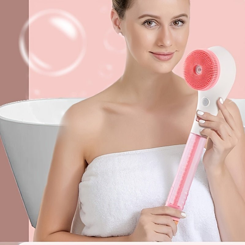 Automatic Massage Bath Brush Long Handle Waterproof Multi-functional Mud Bath Brush - INICOKHOME