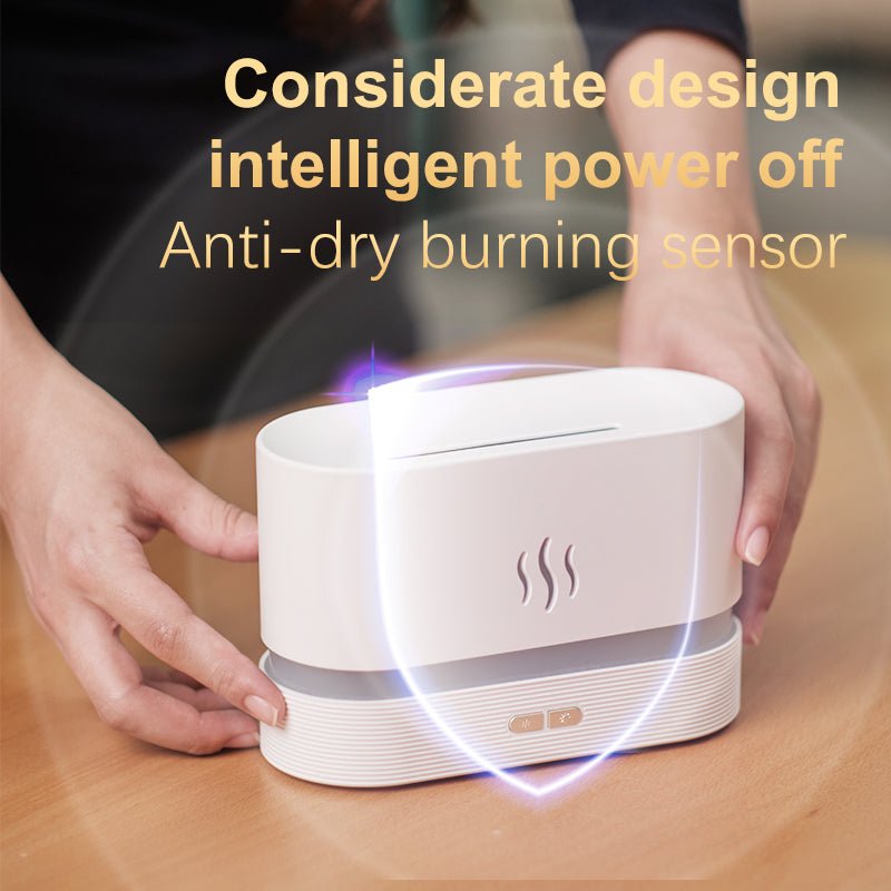 Drop Shipping Factory Direct Sale Fire Flame Humidifier Aroma Diffuser 2022 Air Essential Oil Ultrasonic Humidifier - INICOKHOME