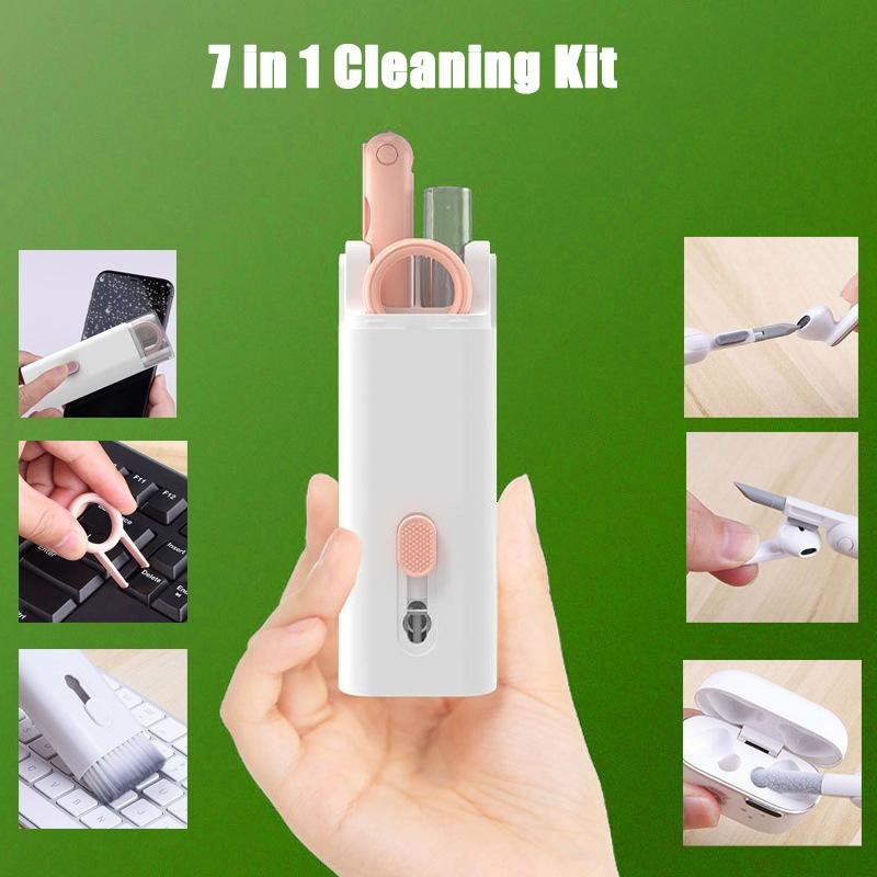 Multifunctional Bluetooth Headset Cleaning Pen Set Keyboard Cleaner Cleaning Tools Cleaner Keycap Puller Kit - INICOKHOME