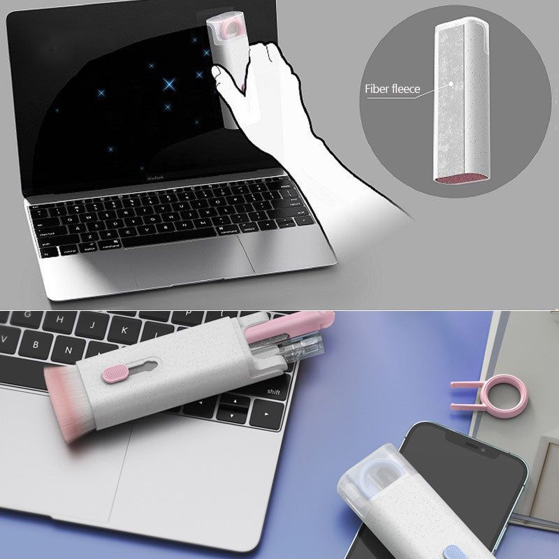 Multifunctional Bluetooth Headset Cleaning Pen Set Keyboard Cleaner Cleaning Tools Cleaner Keycap Puller Kit - INICOKHOME