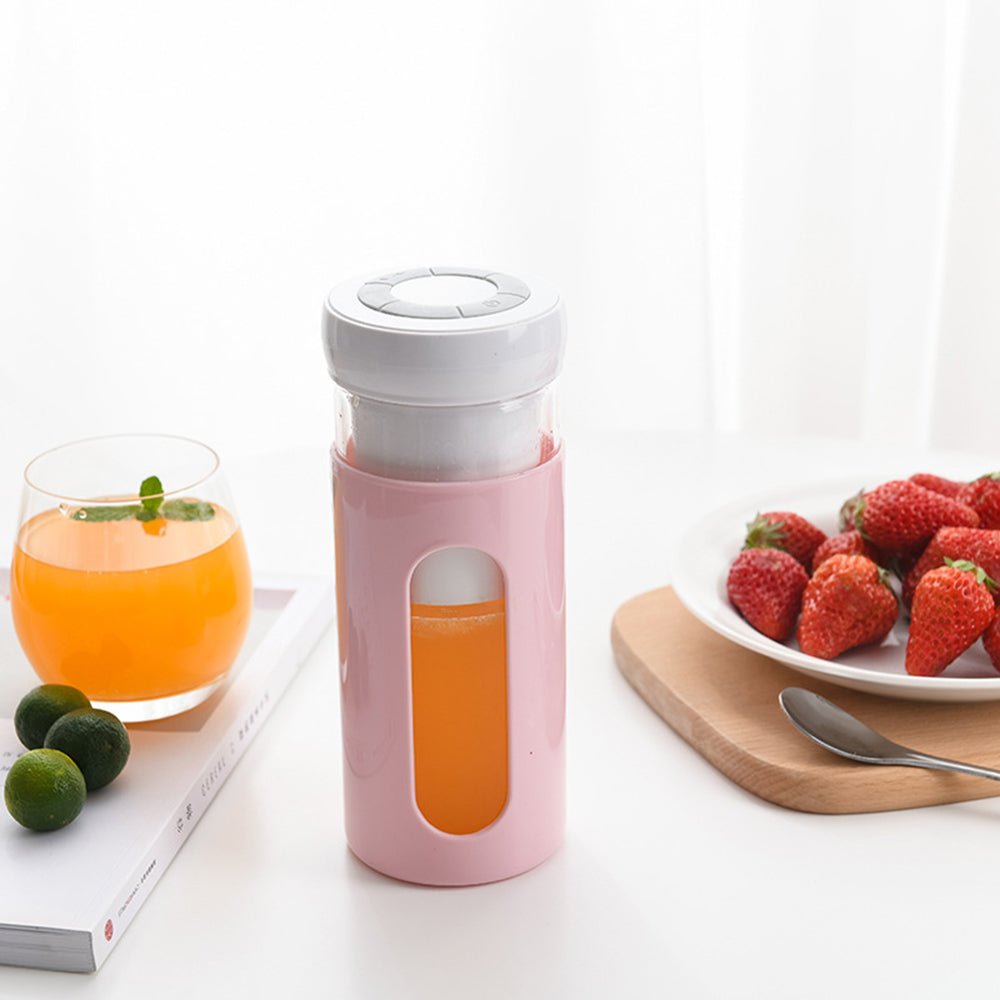 Portable Blender Electric Fruit Juicer USB Rechargeable Smoothie Blender Mini Fruit Juice Maker Handheld Kitchen Mixer Vegetable Blenders - INICOKHOME