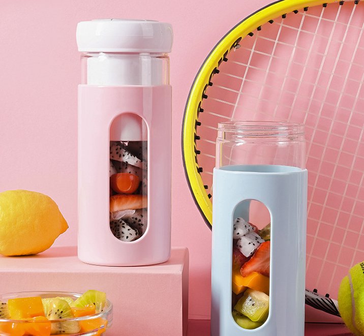 Portable Blender Electric Fruit Juicer USB Rechargeable Smoothie Blender Mini Fruit Juice Maker Handheld Kitchen Mixer Vegetable Blenders - INICOKHOME