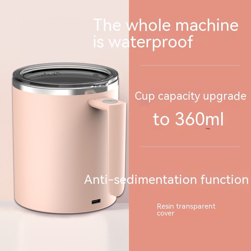 Portable Smart Magnetic Automatic Mixing Coffee Cup Rechargeable Rotating Home Office Travel Stirring Cup - INICOKHOME