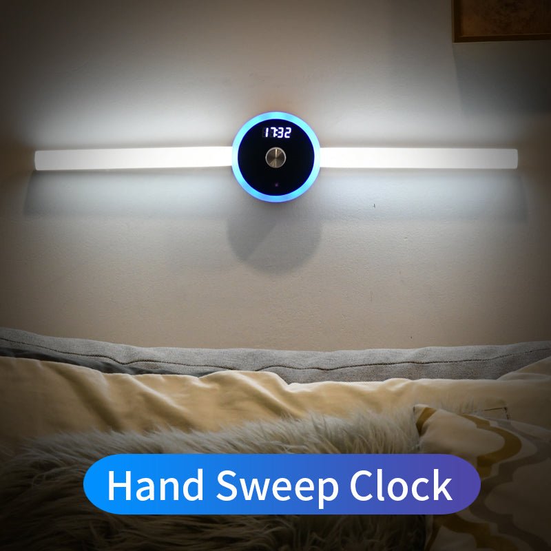 Smart Cabinet Light Clock Timing Sensor Light Removable LED Wardrobe Light Manual Sweep Switch Light - INICOKHOME